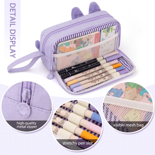 Aesthetic Cartoon Animal Pencil Case