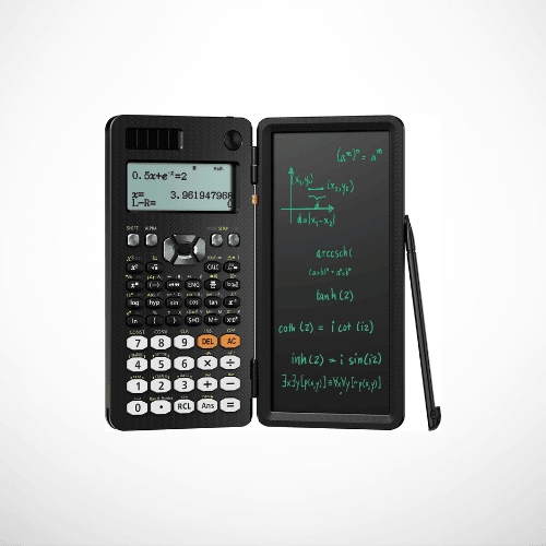 Scientific Calculator – 401 Functions, 2-Line Display, Dual Power