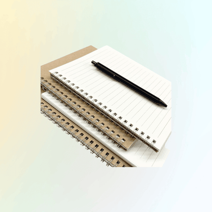 Yellow Spiral Notebook 2-Pack – College Ruled, 100 Pages