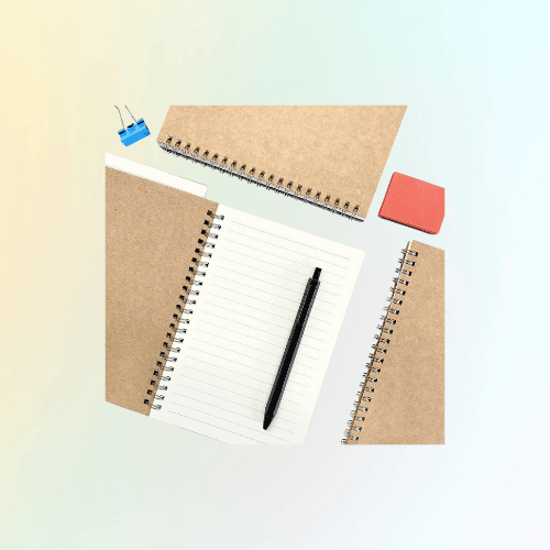 Yellow Spiral Notebook 2-Pack – College Ruled, 100 Pages