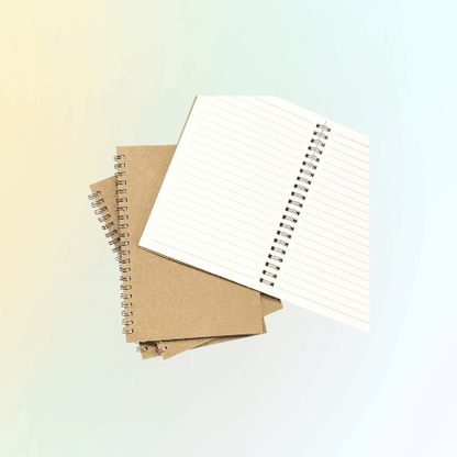 Yellow Spiral Notebook 2-Pack – College Ruled, 100 Pages