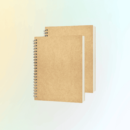 Yellow Spiral Notebook 2-Pack – College Ruled, 100 Pages