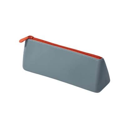 Triangular Silicone Pencil Case – Multipurpose Water-Resistant Stationery Pouch