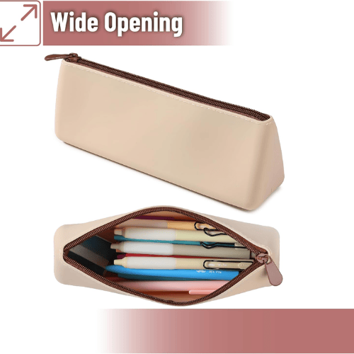 Triangular Silicone Pencil Case – Multipurpose Water-Resistant Stationery Pouch
