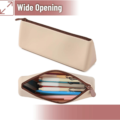 Triangular Silicone Pencil Case – Multipurpose Water-Resistant Stationery Pouch