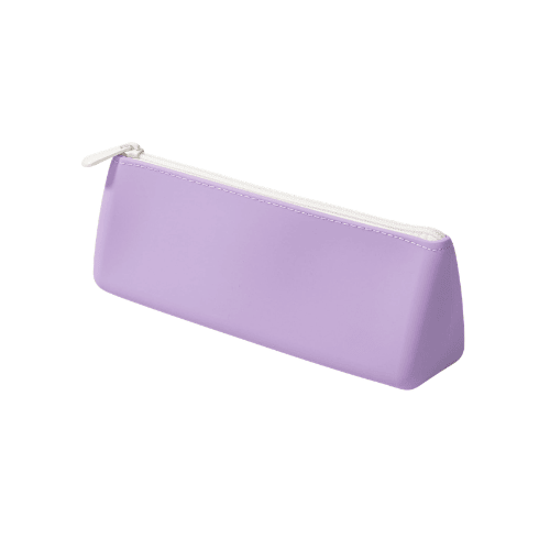 Triangular Silicone Pencil Case – Multipurpose Water-Resistant Stationery Pouch