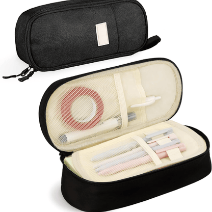 High-Capacity Expandable Pencil Pouch – Durable Water-Resistant Large Pen Case