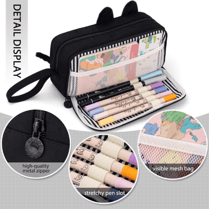 Aesthetic Cartoon Animal Pencil Case