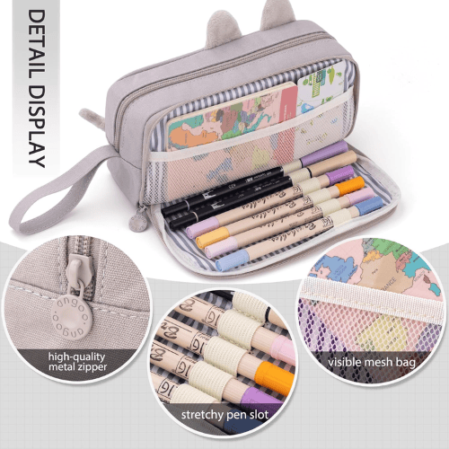 Aesthetic Cartoon Animal Pencil Case