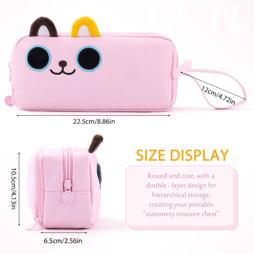 Aesthetic Cartoon Animal Pencil Case