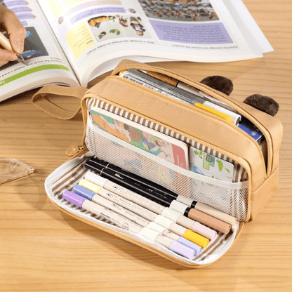 Aesthetic Cartoon Animal Pencil Case