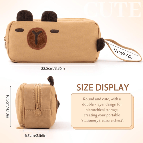 Aesthetic Cartoon Animal Pencil Case