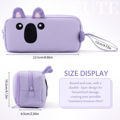 Aesthetic Cartoon Animal Pencil Case