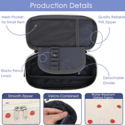 Large Capacity Kids Pencil Case