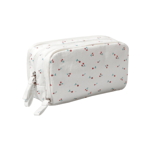 Large Capacity Corduroy Pencil Case