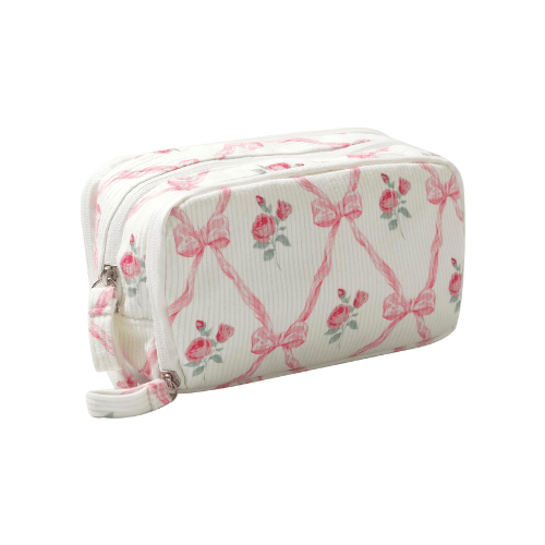 Large Capacity Corduroy Pencil Case