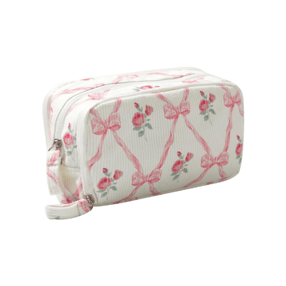 Large Capacity Corduroy Pencil Case