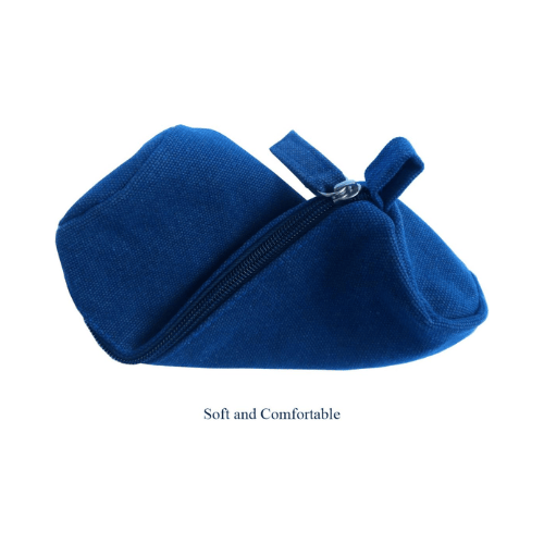 Heavy-Duty Canvas Minimalist Pencil Case – Rugged Compact Zipper Pouch with Utility Clip Hook