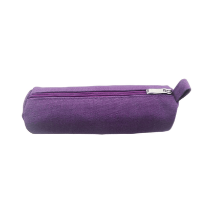 Heavy-Duty Canvas Minimalist Pencil Case – Rugged Compact Zipper Pouch with Utility Clip Hook