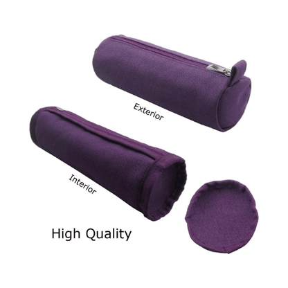 Heavy-Duty Canvas Minimalist Pencil Case – Rugged Compact Zipper Pouch with Utility Clip Hook