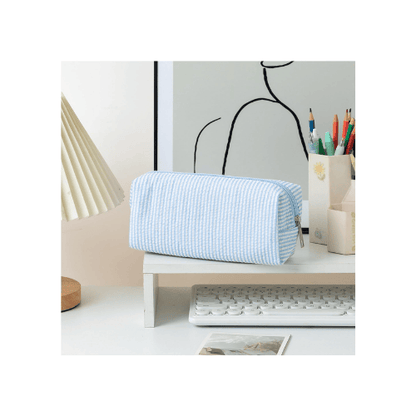 Cute Aesthetic Large Capacity Pencil Case – Waterproof Nylon Multi-Functional Pen Pouch