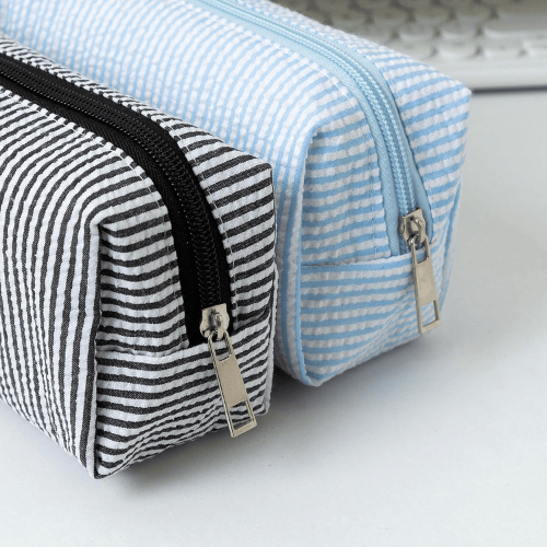 Cute Aesthetic Large Capacity Pencil Case – Waterproof Nylon Multi-Functional Pen Pouch