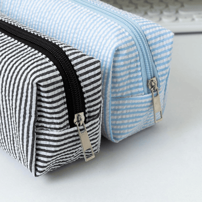 Cute Aesthetic Large Capacity Pencil Case – Waterproof Nylon Multi-Functional Pen Pouch