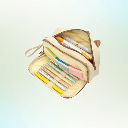 3D Cat Design Pencil Case – Large Capacity Stationery Organizer for Pens