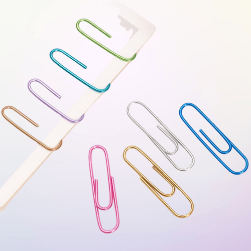 240-Piece Medium Colored Paper Clips – 1.3 x 0.31 Inch, Durable Metal, Multi-Function