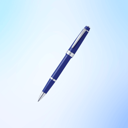 Fountain Pen with Stainless Steel Nib – Glossy Gray Finish, Black Ink Cartridges Included
