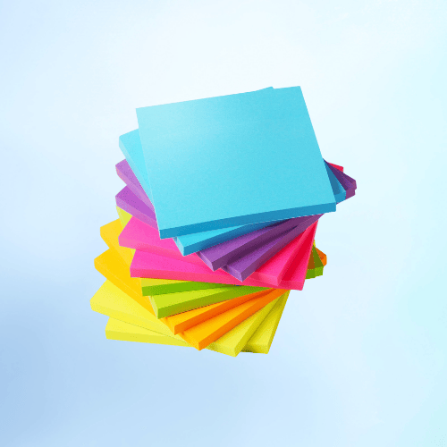 Bright Neon Sticky Notes – 12 Pads, 60 Sheets Per Pad, 720 Sheets Total